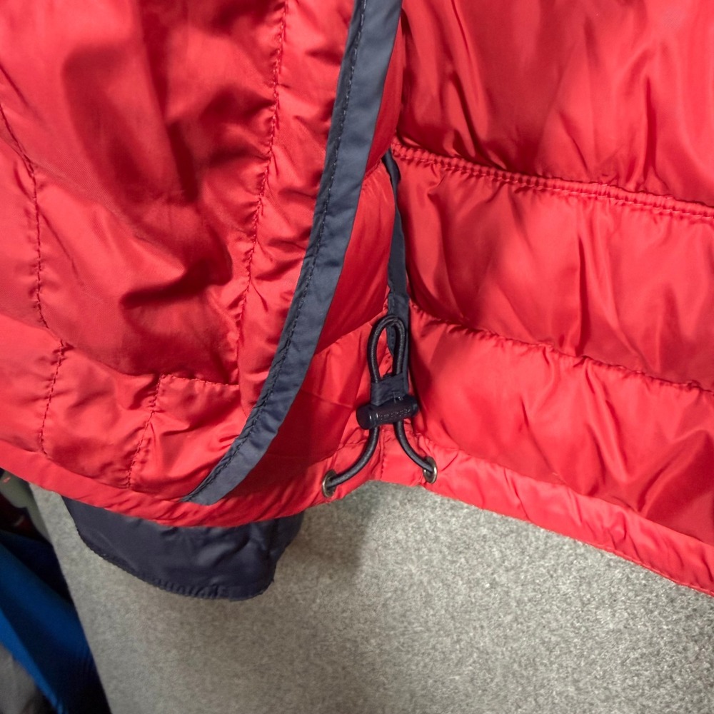 Tommy Hilfiger Mens Packable Puffer Jacket Colorblock Navy Red White 150AN796 M - Picture 6 of 12